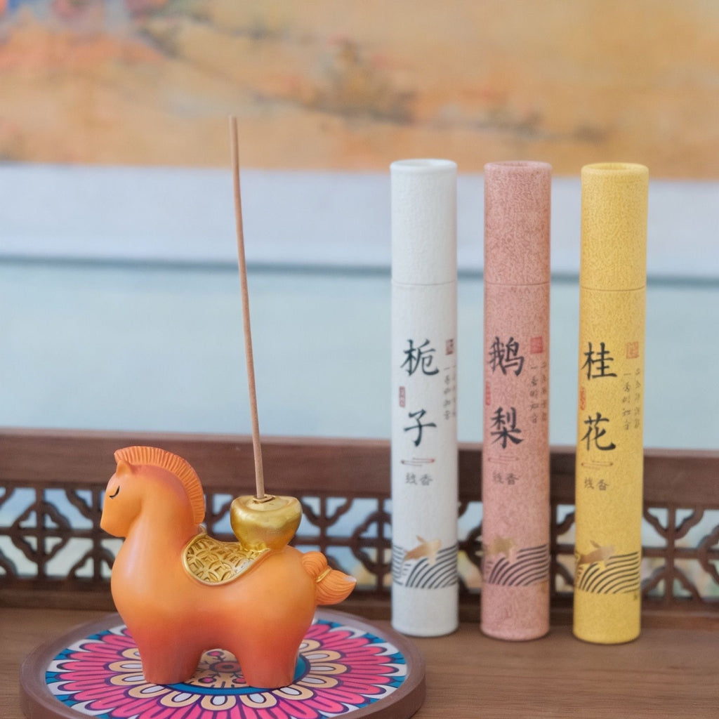 馬年「馬上發財」開運線香擺件