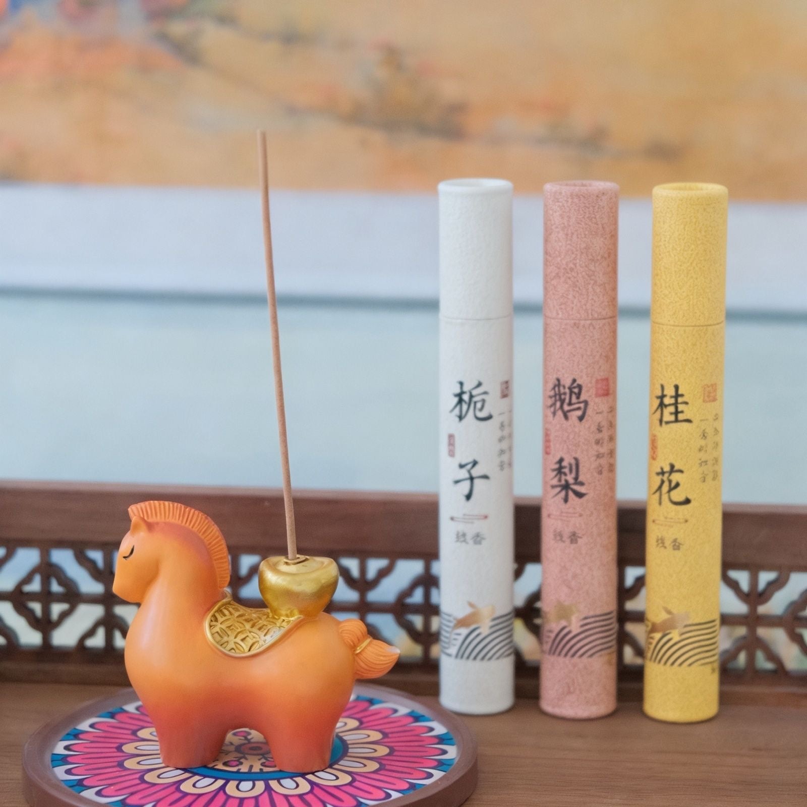馬年「馬上發財」開運線香擺件
